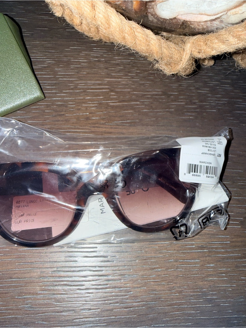 LONGCHAMP 52mm Gradient Tea Cup Sunglasses